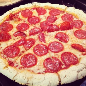 Chewy, gooey and gluten free PIZZA!!!