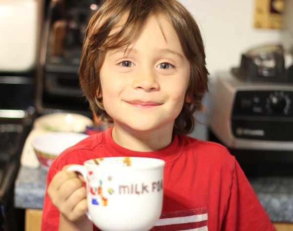 My little helper approves of this recipe. 