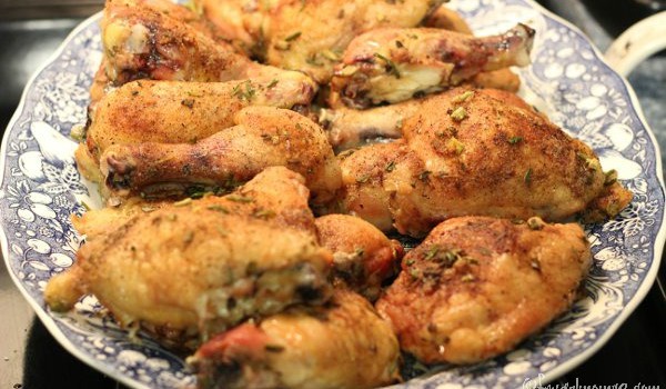 Roasted Sticky Chicken Legs