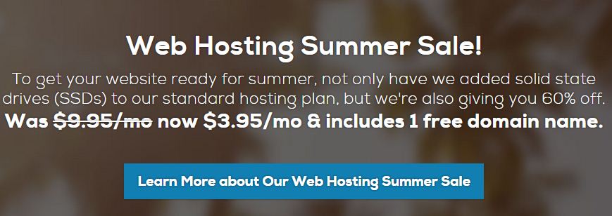 I even got a free domain out of this deal, which I used to build a website for my husband for Father's Day. 