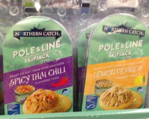 Among the weirder things they had were these flavored tuna kits. Not too sure about those...