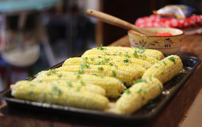 Roasted garlic corn- how will it turn out?