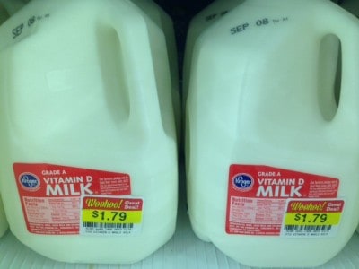 I love finding milk this cheap! I often will freeze it or make yogurt with it.