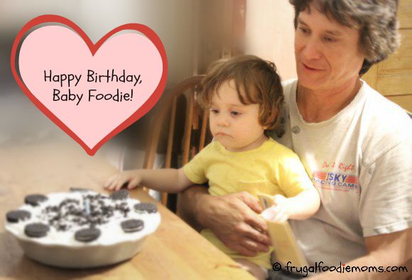 Baby Foodie was tired and cranky on his birthday. We tried to make the best of it!