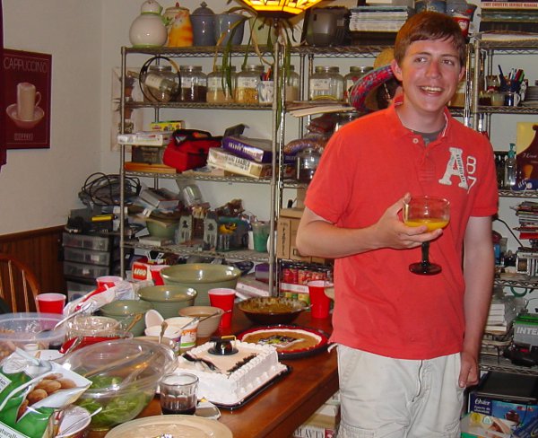 Our famous "Fiesta Graduation Parties" for my oldest two sons.  Despite being crowded into a two bedroom house, we managed to  have plenty of frugal fun.