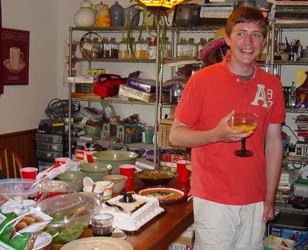 Our famous "Fiesta Graduation Parties" for my oldest two sons. Despite being crowded into a two bedroom house, we managed to have plenty of frugal fun.