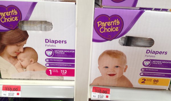 Walmart diaper clearance