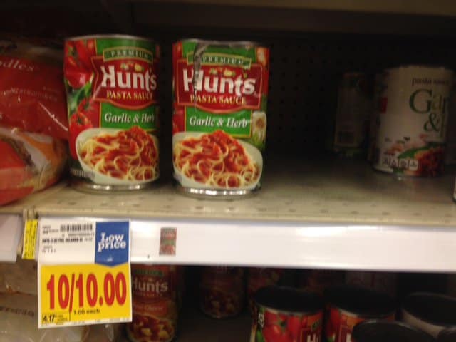 Zombies seem to like Hunt's Garlic and Herb Pasta Sauce as well! I better hide mine! 